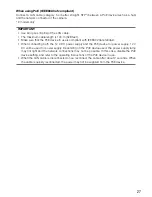 Preview for 27 page of Panasonic WV-SF538 Installation Manual