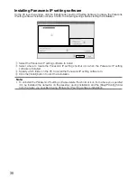 Preview for 38 page of Panasonic WV-SF538 Installation Manual