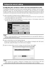 Preview for 22 page of Panasonic WV-SFN110 Installation Manual