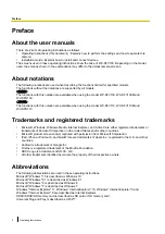 Preview for 2 page of Panasonic WV-SFN110 Operating Instructions Manual