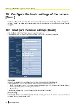 Preview for 46 page of Panasonic WV-SFN310 Operating Instructions Manual