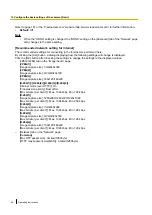 Preview for 54 page of Panasonic WV-SFN310A Operating Instructions Manual