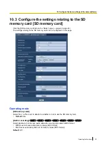 Preview for 55 page of Panasonic WV-SFN310A Operating Instructions Manual