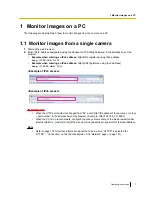 Предварительный просмотр 7 страницы Panasonic WV-SFN531 Operating Instructions Manual