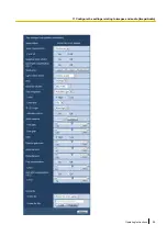 Preview for 99 page of Panasonic WV-SFN6 series Operating Instructions Manual