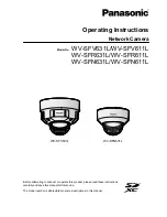 Panasonic WV-SFN611L Operating Instructions Manual предпросмотр