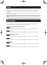 Предварительный просмотр 6 страницы Panasonic WV-SFR311A Important Information Manual