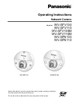 Preview for 1 page of Panasonic WV-SFV130 Operating Instructions Manual