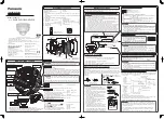 Panasonic WV-SFV310 Installation Manual preview