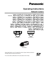 Preview for 1 page of Panasonic WV-SFV310A Operating Instructions Manual