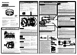 Предварительный просмотр 1 страницы Panasonic WV-SFV481 Installation Manual