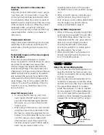 Preview for 13 page of Panasonic WV-SFV631L Important Information Manual