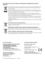 Preview for 20 page of Panasonic WV-SMR10 Important Information Manual