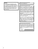 Preview for 2 page of Panasonic WV-SP509 Installation Manual