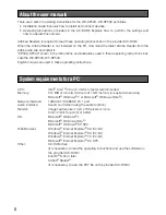 Preview for 8 page of Panasonic WV-SP509 Installation Manual