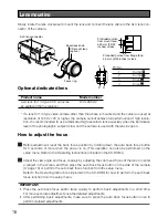 Preview for 18 page of Panasonic WV-SP509 Installation Manual