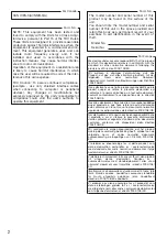 Preview for 2 page of Panasonic WV-SPN6R481 Operating Instructions Manual