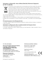 Предварительный просмотр 16 страницы Panasonic WV-SPN6R481 Operating Instructions Manual