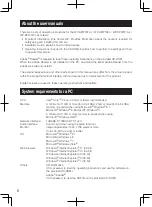 Предварительный просмотр 8 страницы Panasonic WV-SPW311AL Important Information Manual