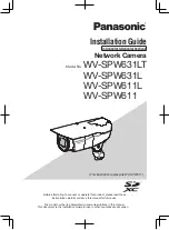 Panasonic WV-SPW611 Installation Manual preview