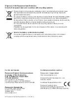 Preview for 29 page of Panasonic WV-SUD638 Important Information Manual