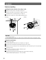 Preview for 26 page of Panasonic WV-SW155 Installation Manual