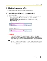 Preview for 7 page of Panasonic WV-SW155 Operating Instructions Manual