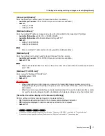 Preview for 87 page of Panasonic WV-SW175 Operating Instructions Manual