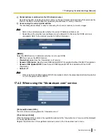 Preview for 193 page of Panasonic WV-SW175 Operating Instructions Manual