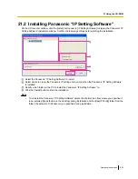 Preview for 223 page of Panasonic WV-SW175 Operating Instructions Manual