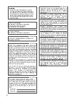 Предварительный просмотр 2 страницы Panasonic WV-SW316L Installation Manual