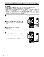 Preview for 28 page of Panasonic WV-SW316L Installation Manual