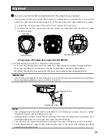 Preview for 29 page of Panasonic WV-SW316L Installation Manual