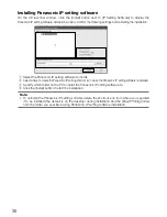 Preview for 38 page of Panasonic WV-SW316L Installation Manual