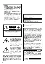 Preview for 2 page of Panasonic WV-SW355PJ Installation Manual