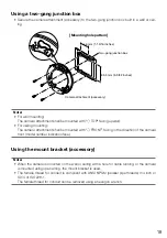 Preview for 19 page of Panasonic WV-SW355PJ Installation Manual