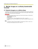 Preview for 18 page of Panasonic WV-SW390 Series Operating Instructions Manual