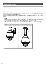 Preview for 18 page of Panasonic WV-SW395A Installation Manual