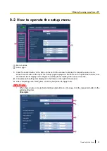 Preview for 49 page of Panasonic WV-SW395APJ Operating Instructions Manual