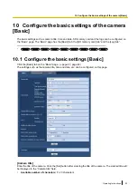 Preview for 53 page of Panasonic WV-SW395APJ Operating Instructions Manual