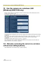Preview for 202 page of Panasonic WV-SW395APJ Operating Instructions Manual