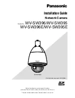 Panasonic WV-SW396 Installation Manual preview