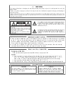 Preview for 2 page of Panasonic WV-SW396 Service Manual