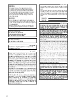 Preview for 2 page of Panasonic WV-SW458 Installation Manual