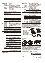 Предварительный просмотр 2 страницы Panasonic WV-SW458 Specification