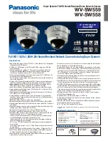 Preview for 1 page of Panasonic WV-SW558 Specification