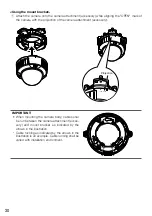 Preview for 30 page of Panasonic WV-SW559 Installation Manual