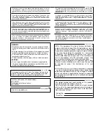 Preview for 2 page of Panasonic WV-SW598 Installation Manual