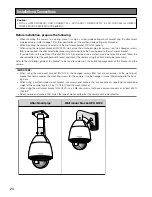 Preview for 20 page of Panasonic WV-SW598 Installation Manual