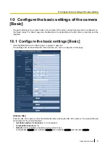 Preview for 53 page of Panasonic WV-SW598APJ Operating Instructions Manual